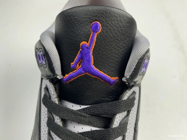 3 Retro Air 050 Purple Court Jordan Black CT8532 0710
